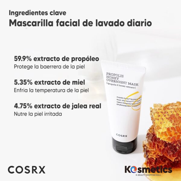 [COSRX] Mascarilla Nocturna Con Propóleo Overnight Mask 60ml - Image 5