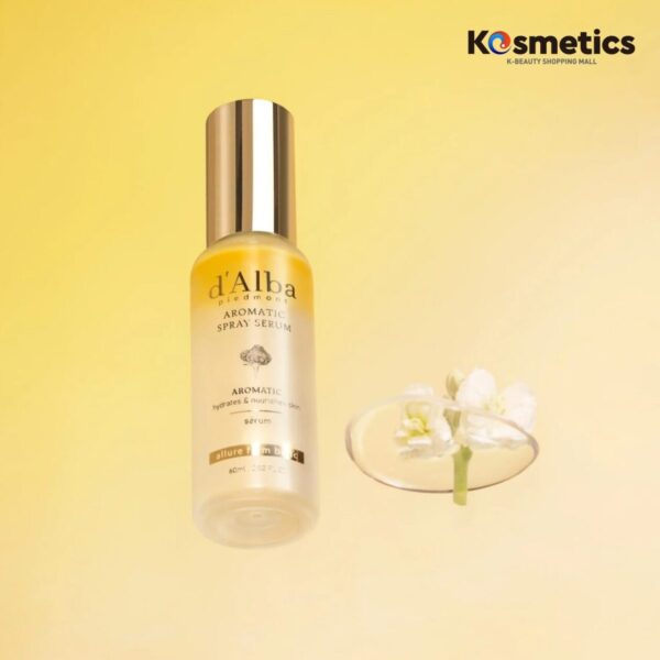 D’Alba Sérum En Spray Vegano De Trufa Blanca Aromática 60ml. Aromatic spray serum. Kosmetics K-beauty shopping mall.