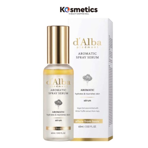 D’Alba Sérum En Spray Vegano De Trufa Blanca Aromática 60ml Kosmetics K-beauty shopping mall.