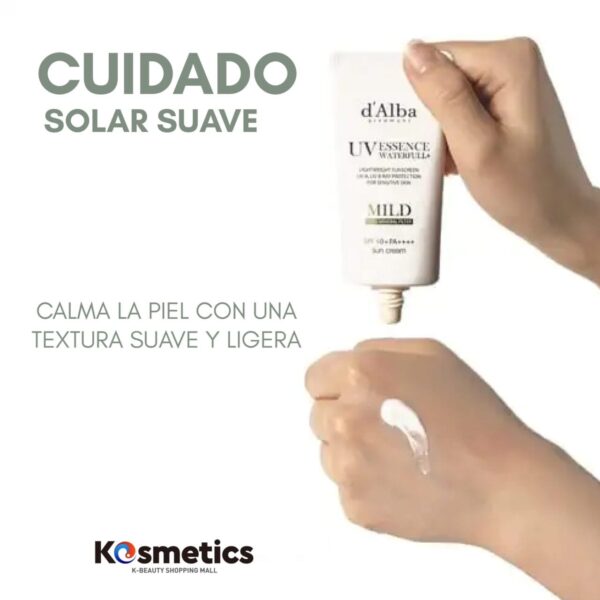 D’Alba Crema Solar Suave Hidratante 50ml Kosmetics