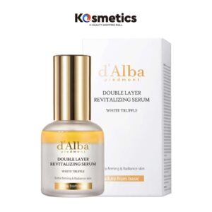 D’Alba Sérum Revitalizante De Doble Capa Con Trufa Blanca 30ml. Kosmetics K-beauty shopping mall. double layer revitalizing serum.