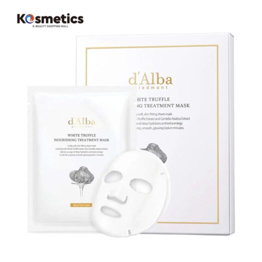 D’Alba Set De 5pzs Mascarillas De Tratamiento Nutritivo Con Trufa Blanca.