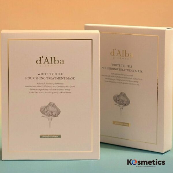 D’Alba Set De 5pzs Mascarillas De Tratamiento Nutritivo Con Trufa Blanca.