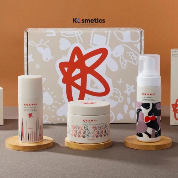 [KNSPO] Skin Care Set Cleanser, Toner Pads, Moisturizig Gel - Image 4