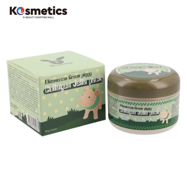 [ELIZAVECCA] Mascarilla Green Piggy Collagen Jella Pack 100g - Image 2