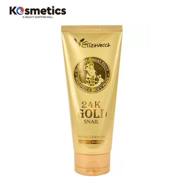 [ELIZAVECCA] Espuma Limpiadora con Baba de Caracol Milky Piggy 24K Gold Snail Foam Cleansing 180ml