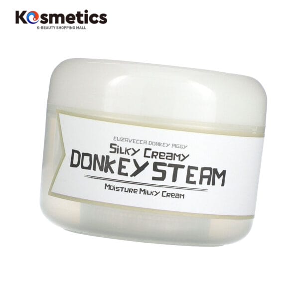 [ELIZAVECCA] Crema hidratante Silky Creamy Donkey Steam Moisture Milky Cream 100 ml - Image 5