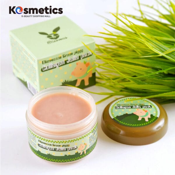 [ELIZAVECCA] Mascarilla Green Piggy Collagen Jella Pack 100g - Image 3