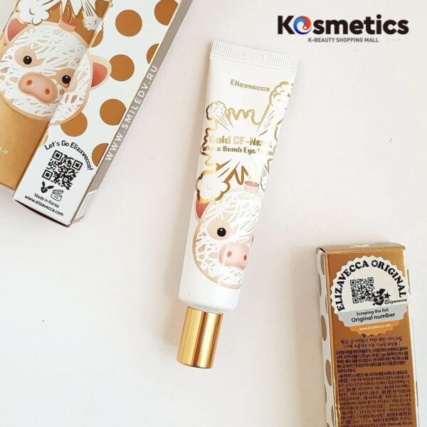 [ELIZAVECCA] Crema para ojos Gold CF-Nest White Bomb 30 ml - Image 4