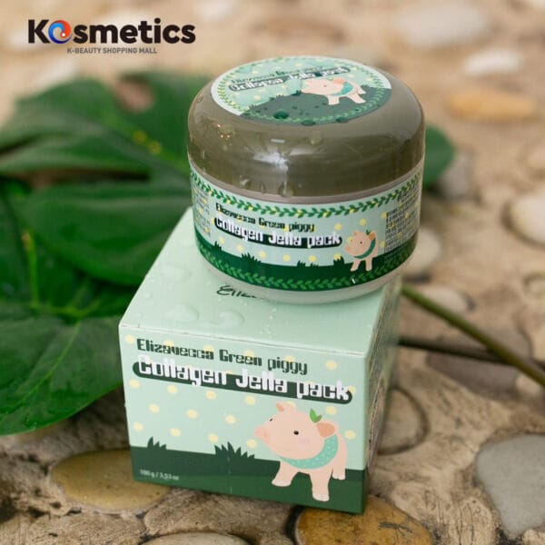 [ELIZAVECCA] Mascarilla Green Piggy Collagen Jella Pack 100g - Image 4