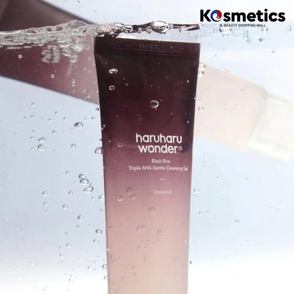 [HARUHARU WONDER] Black RiceTriple AHA Gentle Cleansing Gel 100ml - Image 6