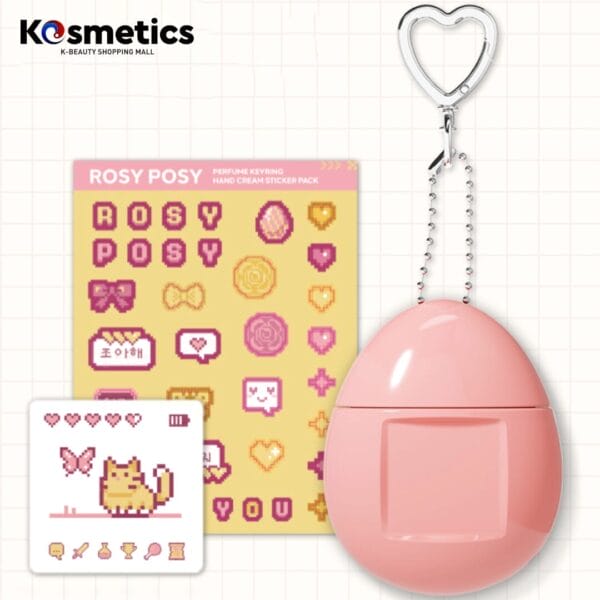 [MUMCHIT] Perfume Keyring Hand Cream Rosy Posy 50ml - Image 2