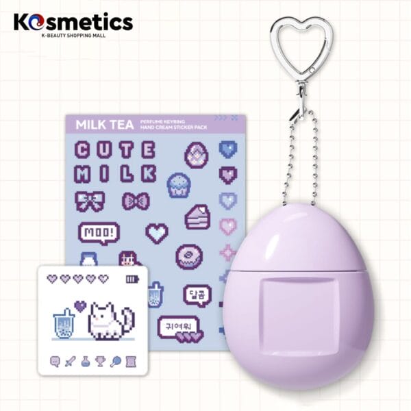 [MUMCHIT] Perfume Keyring Hand Cream Milk Tea 50ml - Image 4