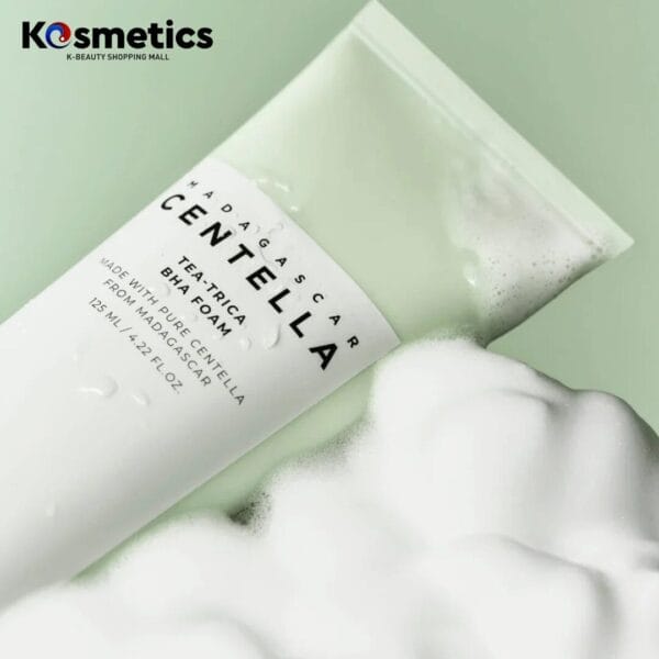 [SKIN1004] Madagascar Centella Tea Trica Bha Foam 125ml - Image 4